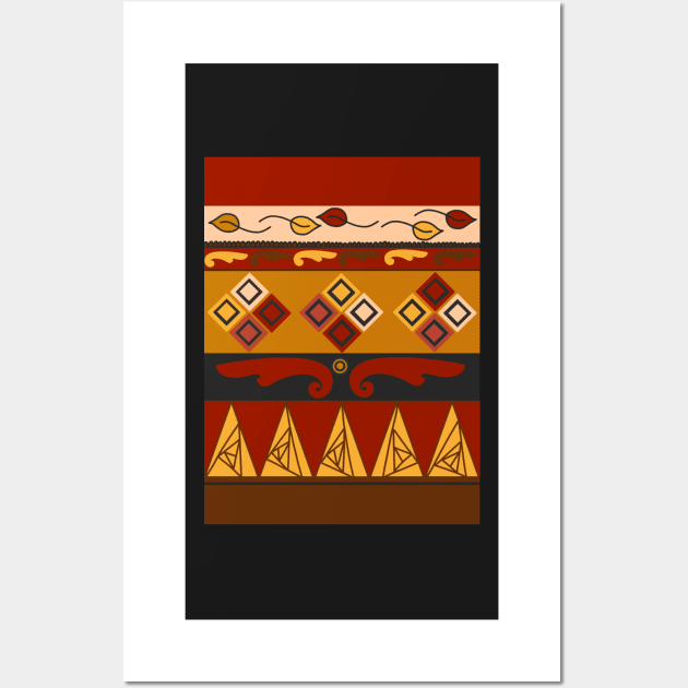 Ethnic Pattern Wall Art by panco